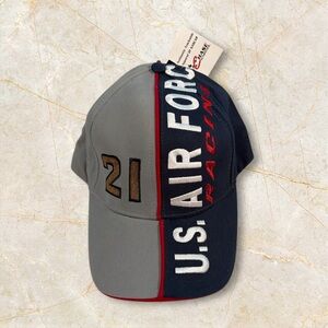 NASCAR Chase Men’s Hat Strapback U.S. Air Force Wood Brothers Racing Cap